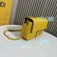 Replica Fendi yellow embossed cowhide baguette bag (7)_th.jpg